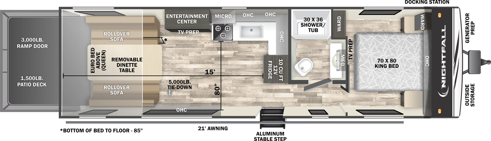 Nightfall 28N Floorplan